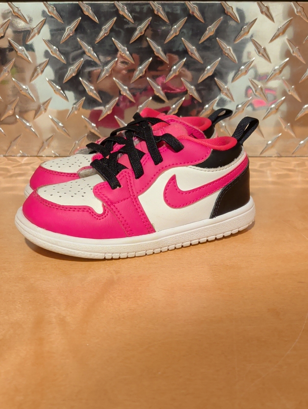 Nike Kids Low-Top Sneakers - Hot Pink/White/Black